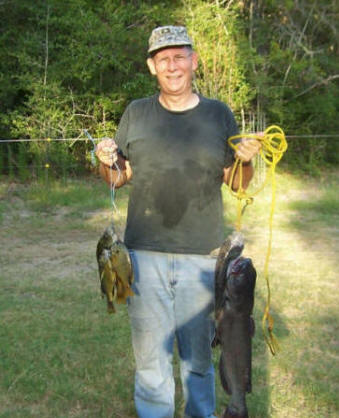David Lapham and a couple of catfish